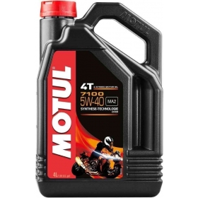 Alyva MOTUL 7100 5W40 Sintetinė - 4T - 4L