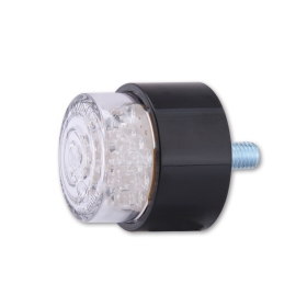 SHIN YO LED Mini Taillight Bullet, Round With Black Housing
