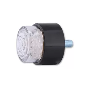 SHIN YO LED Mini Taillight Bullet, Round With Black Housing