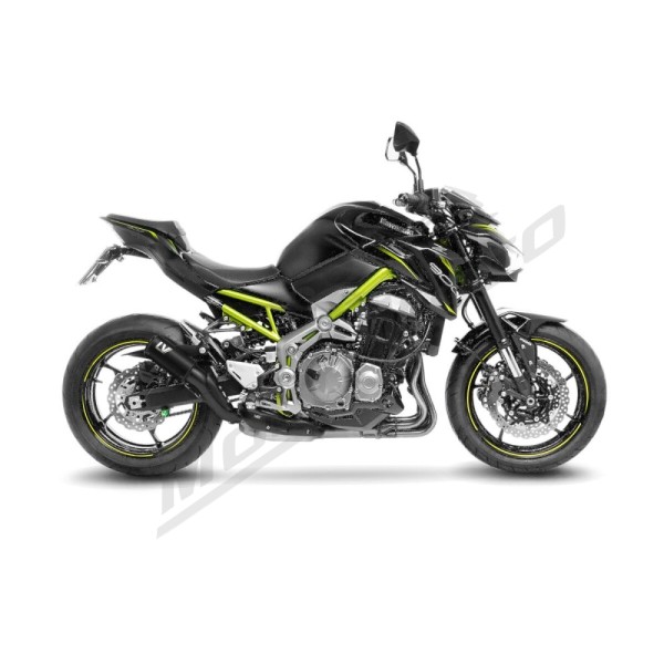 LEOVINCE LV Corsa S Full Black Slip-On Muffler KAWASAKI Z 900 17-25