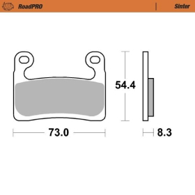 MOTO-MASTER Roadpro Front Brake Pads BMW R / S 1000/1250 18-24