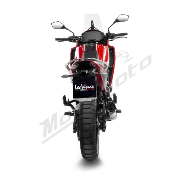 LEOVINCE LV Pro Stainless Steel Slip-On Muffler MOTO MORINI X-CAPE 650 21-24