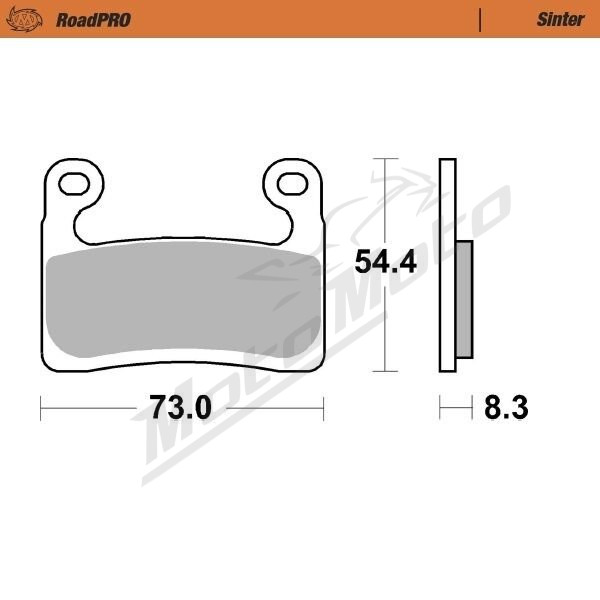 MOTO-MASTER Roadpro Front Brake Pads BMW R / S 1000/1250 18-24