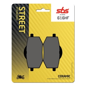 Sbs stabdžių trinkelės 616HF keraminės YAMAHA XV VIRAGO