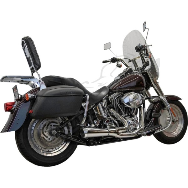 BASSANI XHAUST 2-into-1 Ripper Exhaust System Harley Davidson 1340-1800cc 1986-2017