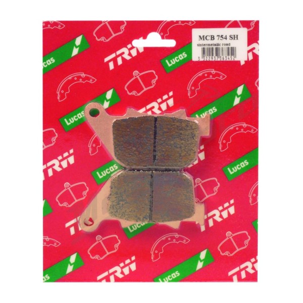 TRW SH Series Sindered Rear Brake Pads Harley Davidson  XL / XR 883-1200cc 04-17