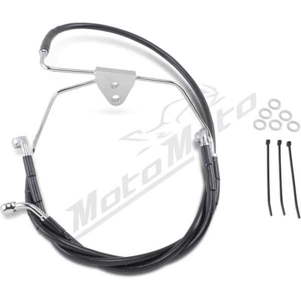 DRAG SPECIALTIES Stabdžių lyno kompl. ​​​​​​​Harley Davidson FLHT / FLHTC / FLHTCI / FLHTCSE2 1340-1800cc 96-07