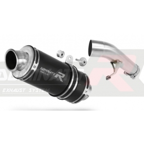 Exhaust silencer Dominator GP1 BLACK SUZUKI GSF 650 N / S BANDIT 2007-2016