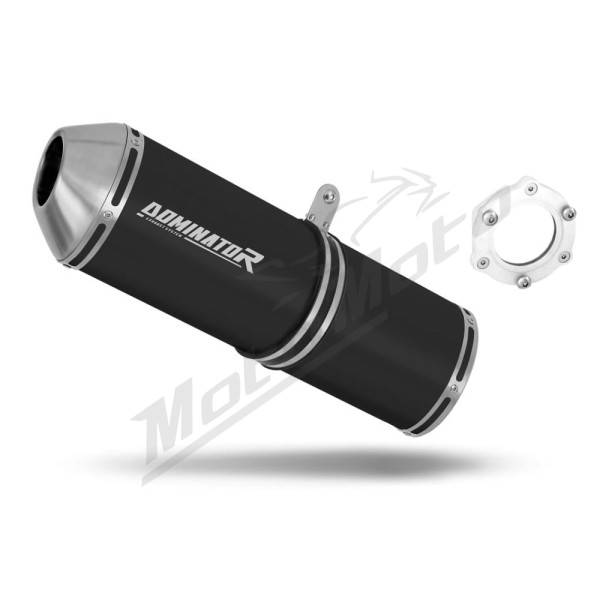 Kawasaki ZRX 1100 1997-2001 Dominator Exhaust Silencer Muffler OVR BLACK + dB killer