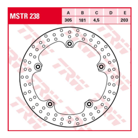 TRW Front Brake Disc BMW R 1100-1200cc 98-07