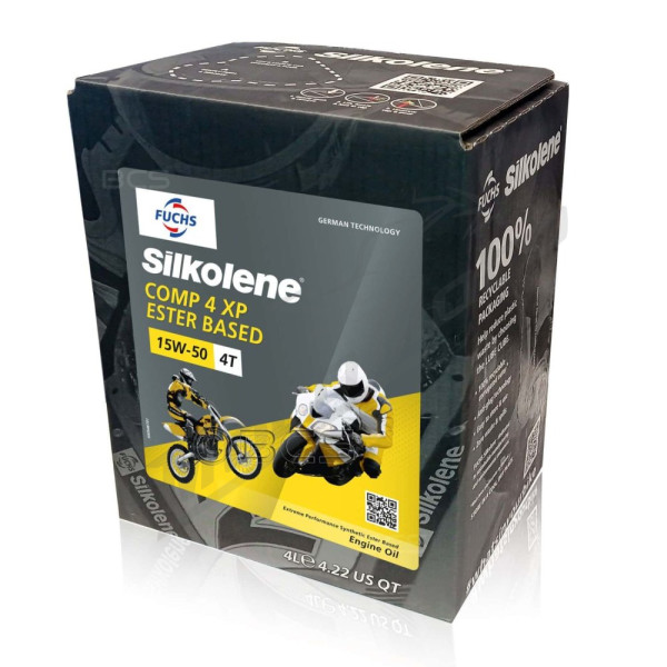 Silkolene Pro 4 15W50 XP Oil Synthetic 4T - 4L