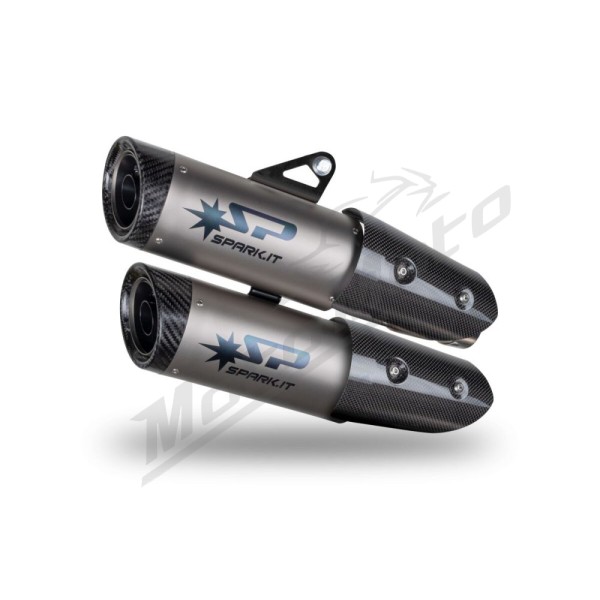SPARK DYNO Slip-On Muffler TRIUMPH SPEED TRIPLE 1200 2021-2024