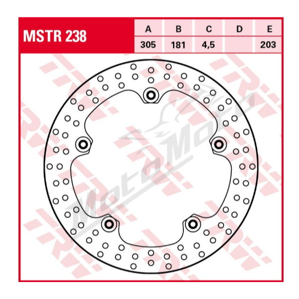 TRW Front Brake Disc BMW R 1100-1200cc 98-07