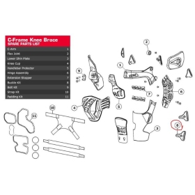 Leatt X-Frame apsaugos sagčių rinkinys (pora)