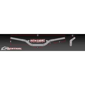 Renthal Twinwall 997 Carmichael Black Ø28.6mm
