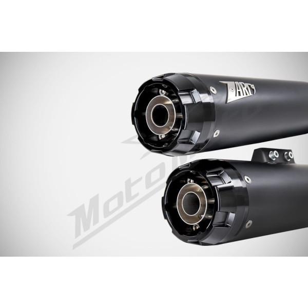 ZARD Overlapped Slip-Ons Muffler Aluminum / Stainless Steel Harley Davidson FLHC / FLHCS 1750-1868 18-24