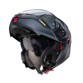 Flip-up Helmet Caberg Drift Evo X Manta Matte Black/Gray/Fluo Yellow