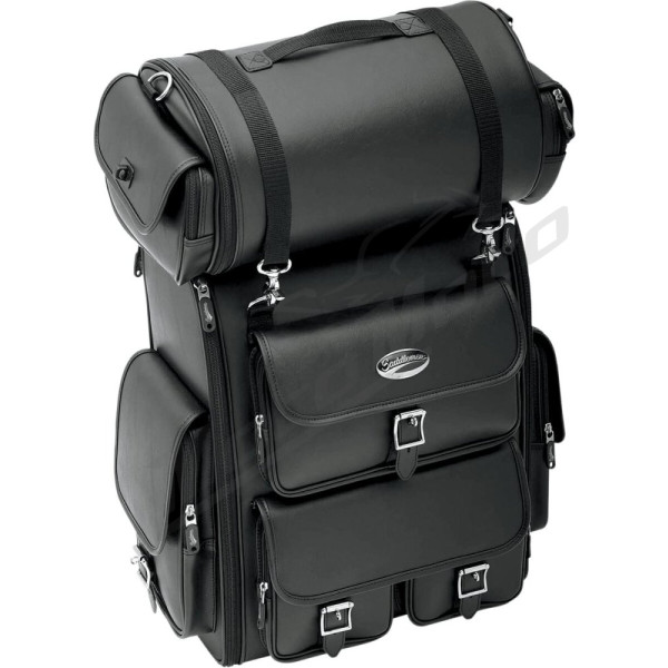 SADDLEMEN EX2200 Sissy Bar Bag with Roll Bag 36.1l
