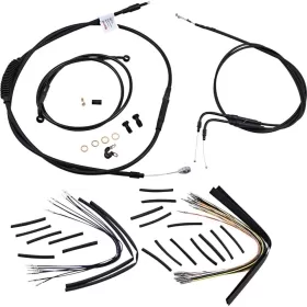 BURLY BRAND Ape Hangers handlebars Cables / Lines Extension Kit Harley Davidson 1450cc 2000-2006