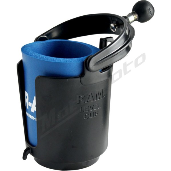 RAM MOUNTS Self-Leveling Cup Holder and Cozy with 1" Ball