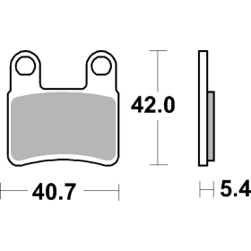  Sbs Brakepads 921HF Ceramic KYMCO