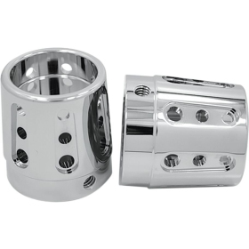 AVON GRIPS Gatlin Front Axle Nut Cover Harley Davidson FLHR / FLHT / FXD / FXDI / FXDX 1450-1584 00-07