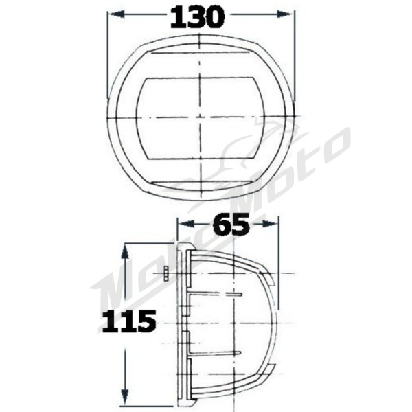 Osculati Maxi 20 navigation light SS - White 225°
