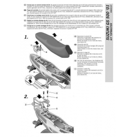 TOP CASE HOLDER SUZUKI GS 500cc 2001-2011