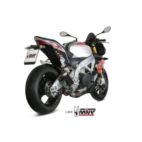 MIVV MK3 Slip-on Black exhaust APRILIA TUONO1100 V4 18-20