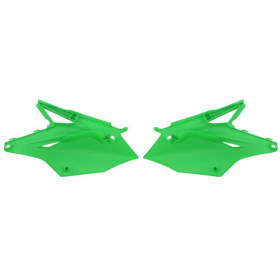 Side covers green CEMOTO KAWASAKI KX 250 2017-2020