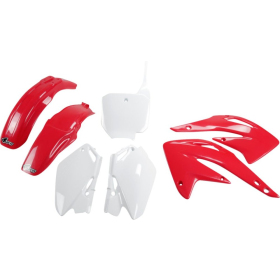 UFO Plastics Set Honda CR 85cc 03-08 Red/White