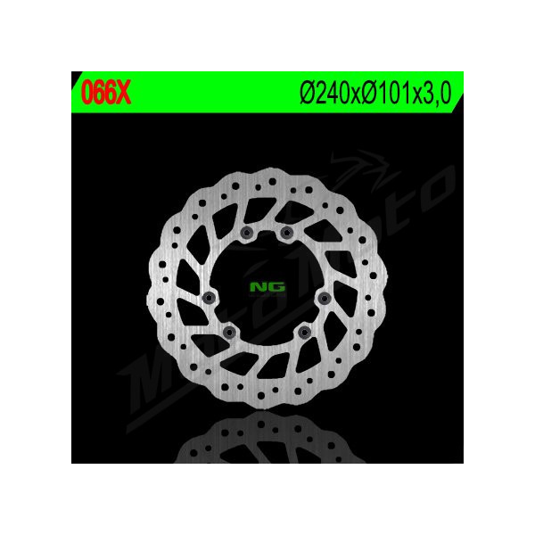 NG BRAKES Front Wave Fixed Brake Disc 240mm HM-Moto / Honda 125-500cc 95-14