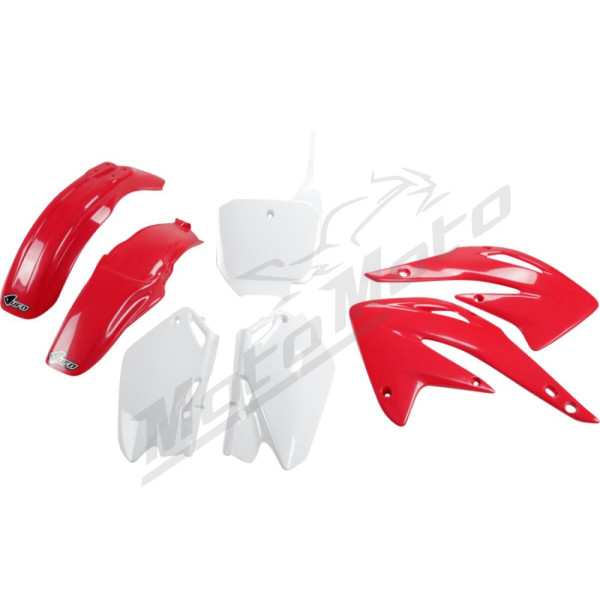 UFO Plastics Set Honda CR 85cc 03-08 Red/White