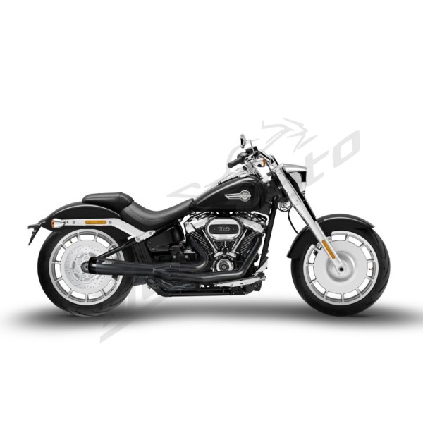 ZARD FULL KIT EXHAUST SYSTEM 2:1 Harley Davidson FLFB / FLFBS / FXBR / FXBRS 1750-1923cc  18-24