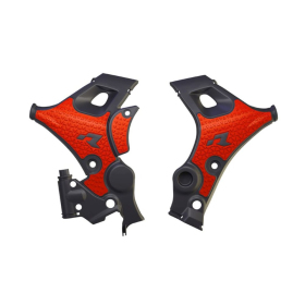 Racetech frame guards Honda XL 750 Transalp 23-25 color black / red