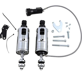 PROGRESSIVE SUSPENSION 422 Series Shocks with Remote Adjustable Preload 17,00kg/mm Harley Davidson FLS / FLSTC / FLSTF / FLSTN / FLSTSB / FXS / FXST / FXSTB / FXSTD / FXSTS 1450-1800 00-17