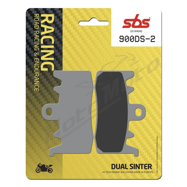 SBS DS Racing Dual Sintered Brake Pads Aprilia / Benelli / BMW / Can Am / Ducati / Harley Davidson / Kawasaki / KTM / Triumph 650-2500cc 14->