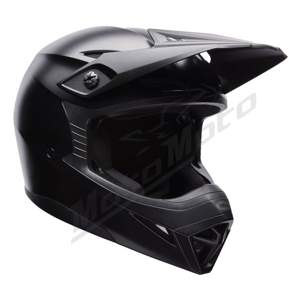 BELL MX-10 Mips Solid Vaikiškas krosinis šalmas juodas matinis