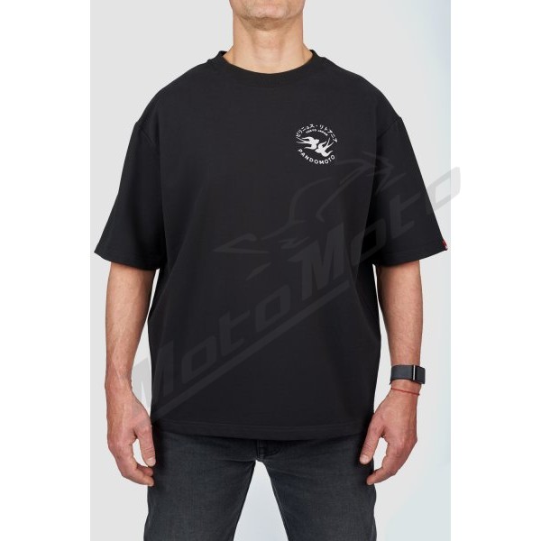 PANDO MOTO LUKE TOKYO BLACK Oversized T-Shirt Unisex