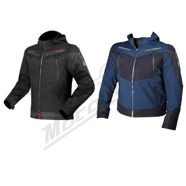 LS2 ZIRCONIUM Man Textile Jacket Black / Red