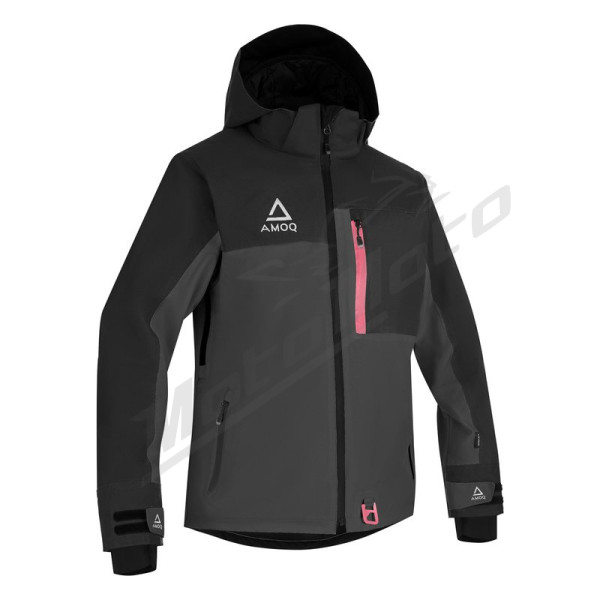 AMOQ Dynamic Womens Jacket Insulated Black/Pink