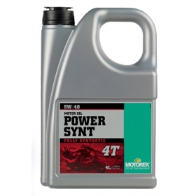 MOTOrex POWER SYNT 5W/40 Synthetic Oil - 4T - 4L