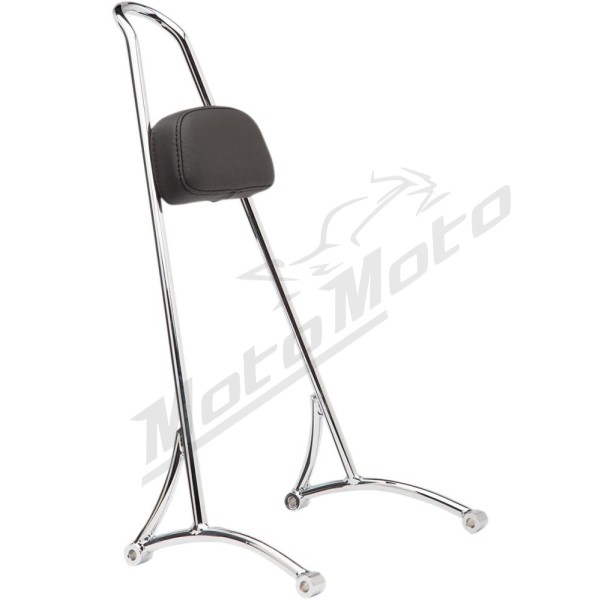 BURLY BRAND 20" Chrome Tall Sissy Bar 1450-1690cc 2006-2017