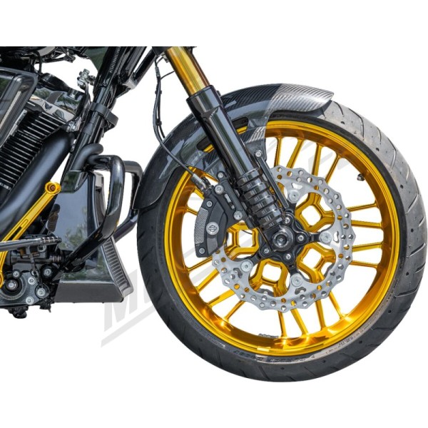 ARLEN NESS Carbon Fiber 19" Cafe Front Fender Harley Davidson FLHX / FLHXSE / FLTRX / FLTRXSE / FLTRXSTSE 1923-1977cc 23-24