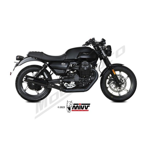 MIVV HR-1 Dual Silencer Moto Guzzi V7 Stone 21-24