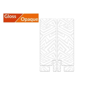 ALGIS fork protective stickers set (opaque-white lines)