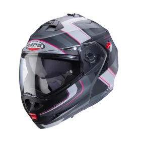 Flip-up Helmet Caberg Drift Evo Duke X matte black/gray/silver/fuchsia
