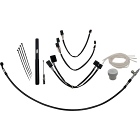 FAT BAGGERS Control Installation Kit Black height of 35.5cm Harley Davidson FLH / FLHTCUTG / FLHX 1750-1923cc 21-25