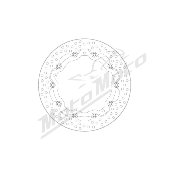 MOTO-MASTER Halo Front Floating Brake Disc KTM RC / Triumph Scrambler 125/400 22-26