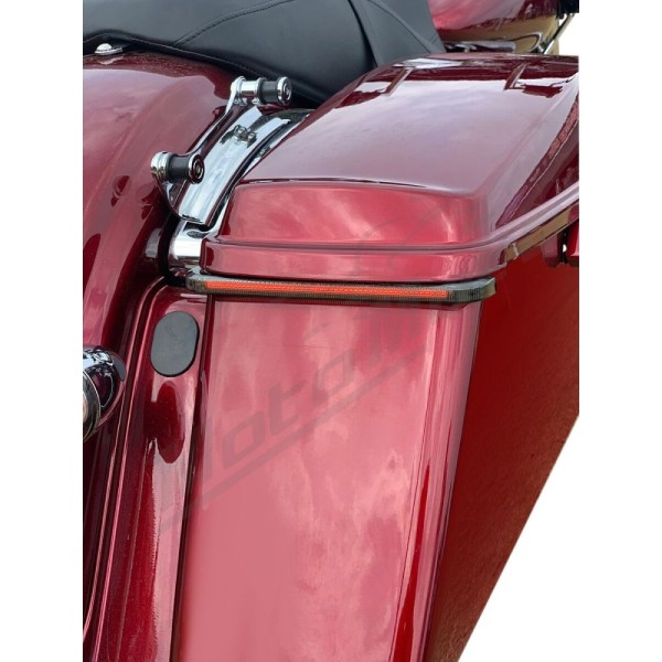 CUSTOM DYNAMICS LED BAGZ™ Galiniai žibintai Harley Davidson FLHR / FLHRC 1340-1800cc 97-13